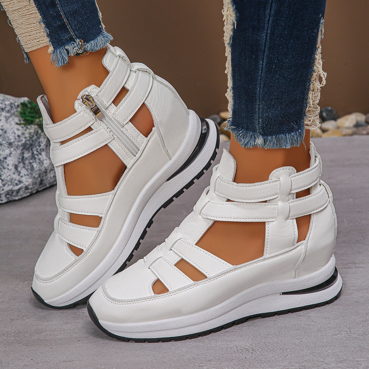 Sandalias Plataforma Punta Cerrada Mujer | Verano