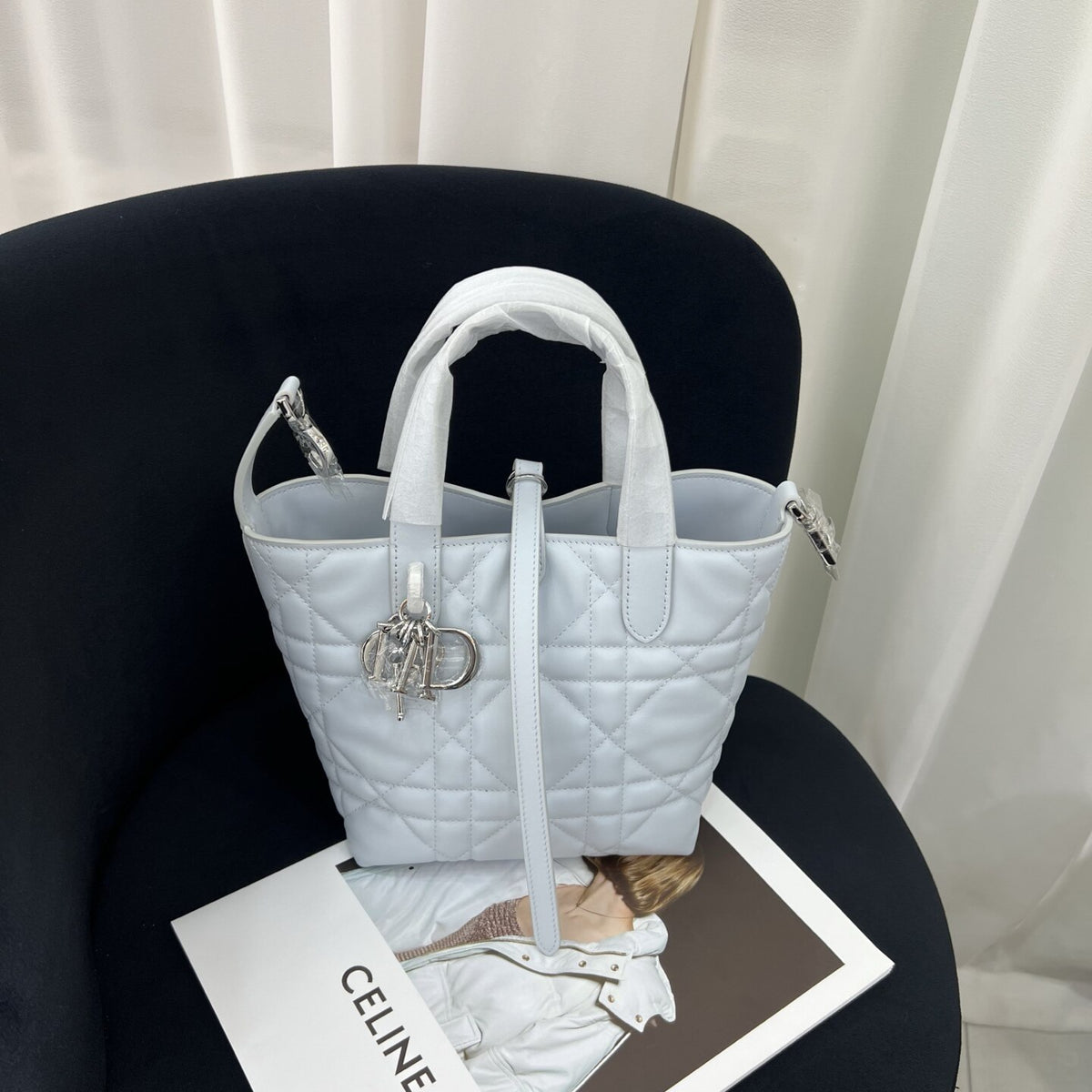 D 2026 Bucket Bag | Quilted Shoulder | No Box