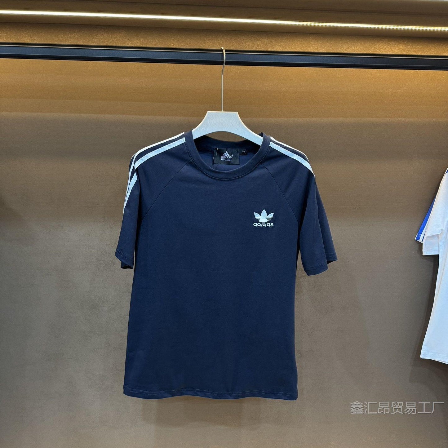 Camiseta de manga corta bordada trébol para verano para hombres y mujeres, 857 857 deportiva casual deportiva de cuello redondo