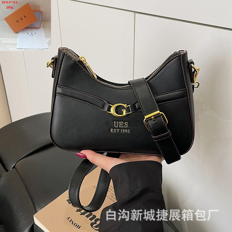 El bolso cruzado de monograma de alta gama de 2026 para mujer de un solo hombro de tendencia y muy vendido de moda para mujer