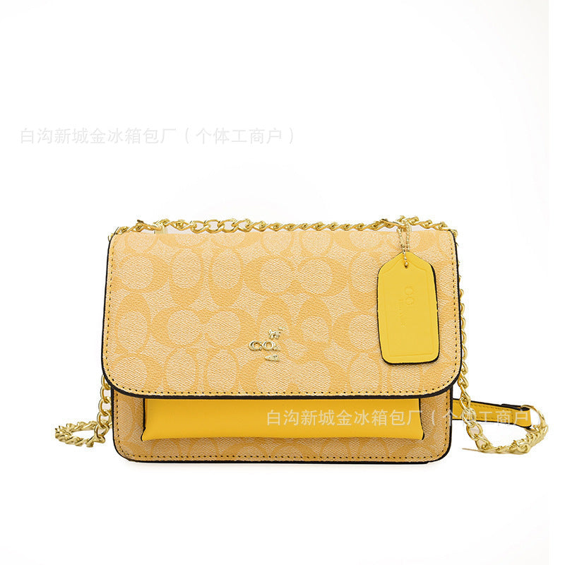 Bolsa C Bolso cuadrado de venta caliente transfronterizo de moda y versátil tofu Comercio exterior bolso de cadena caliente bolso de mujer de alta calidad bolso bandolera