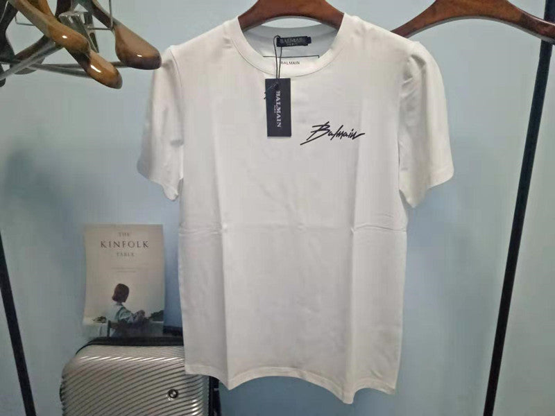 Camiseta Balmain Algodón Estampado 2024 | Primavera Verano Unisex