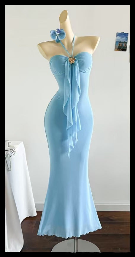 Vestido Una Pieza Falda Larga Sin Espalda 2026 | LuxuryMarkt