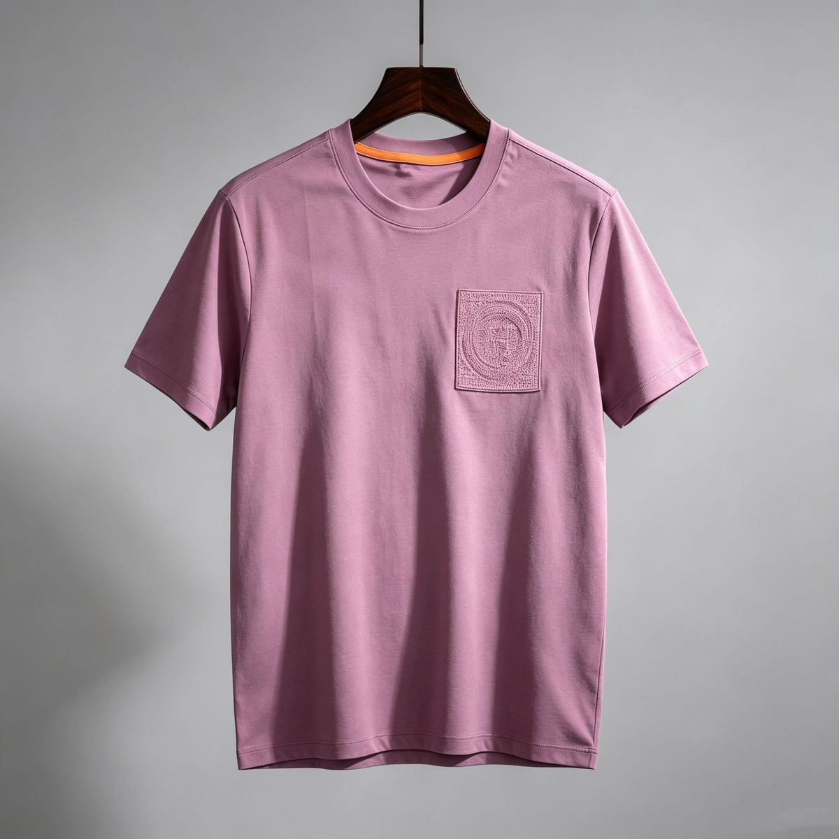 Men's H T-Shirt | Embroidered Short Sleeve