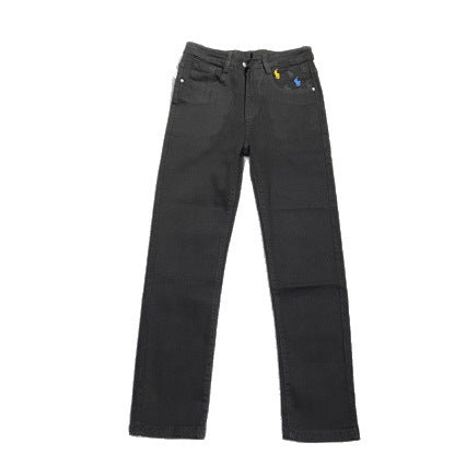Men's Black Jeans | Slim Straight Fit Spring Autumn