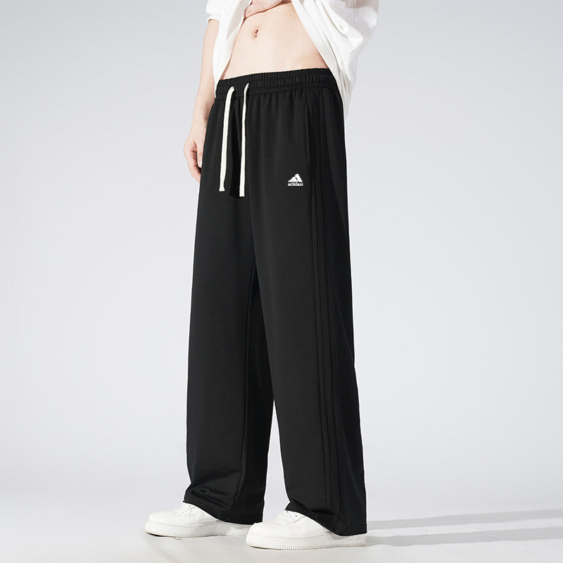 Unisex three-stripe sweatpants | Wide leg summer 2026