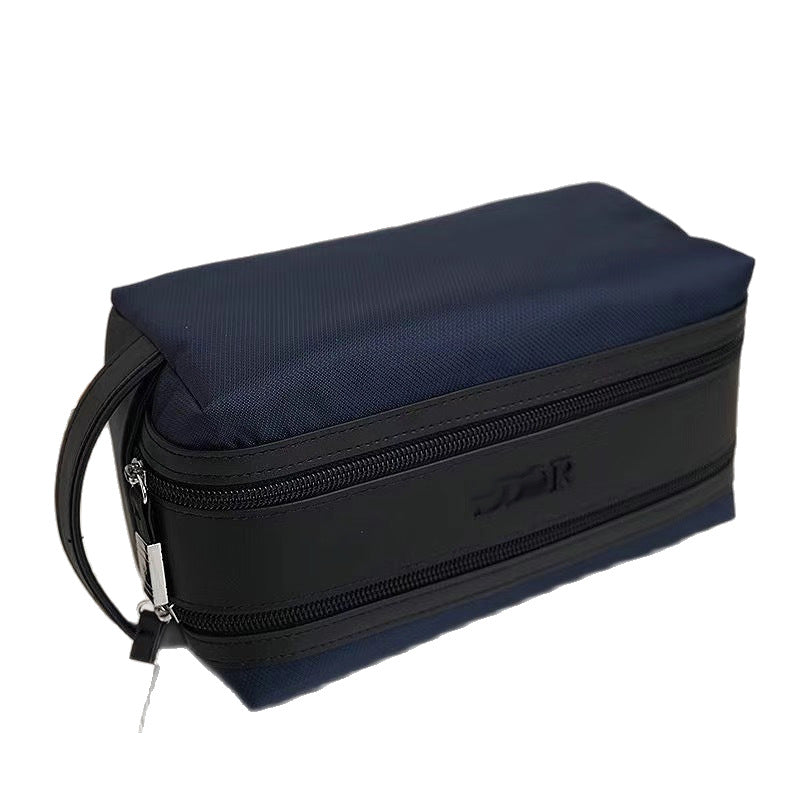 Bolsa de maquillaje Dijia para hombres y mujeres, neceser de aseo para hombres y mujeres, separación seca y húmeda, bolsa de transporte de doble capa de gran capacidad, para llevar a mano, mano a mano en dos colores