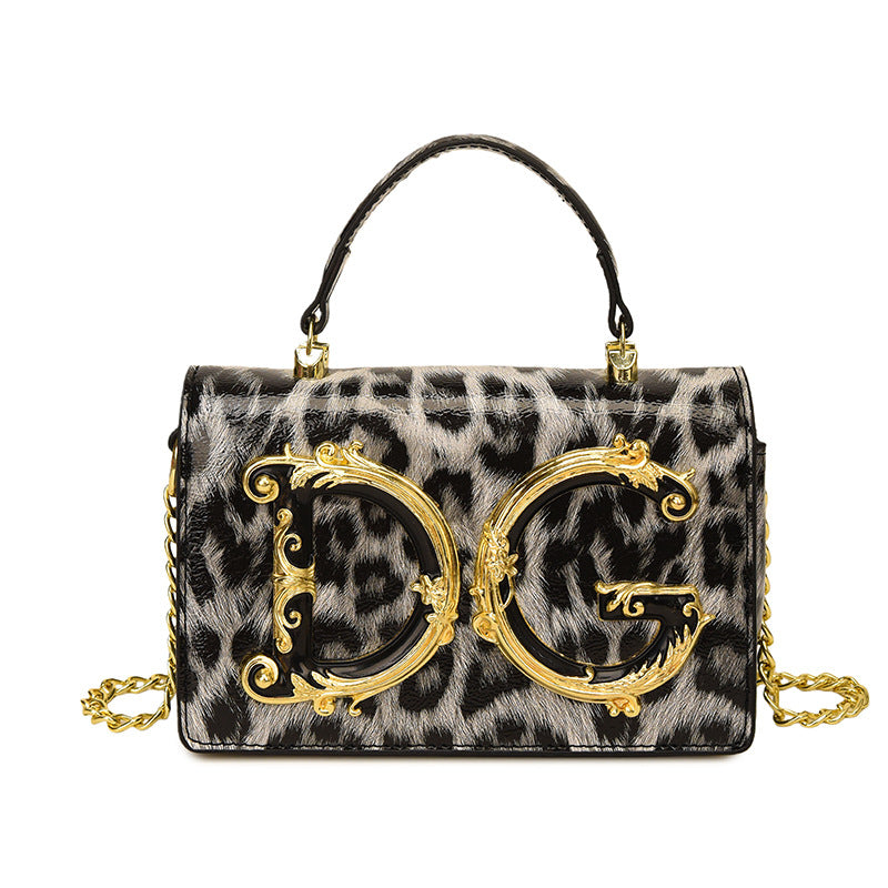 Borsa donna in vernice | Tracolla a catena sera moda versatile | Senza scatola