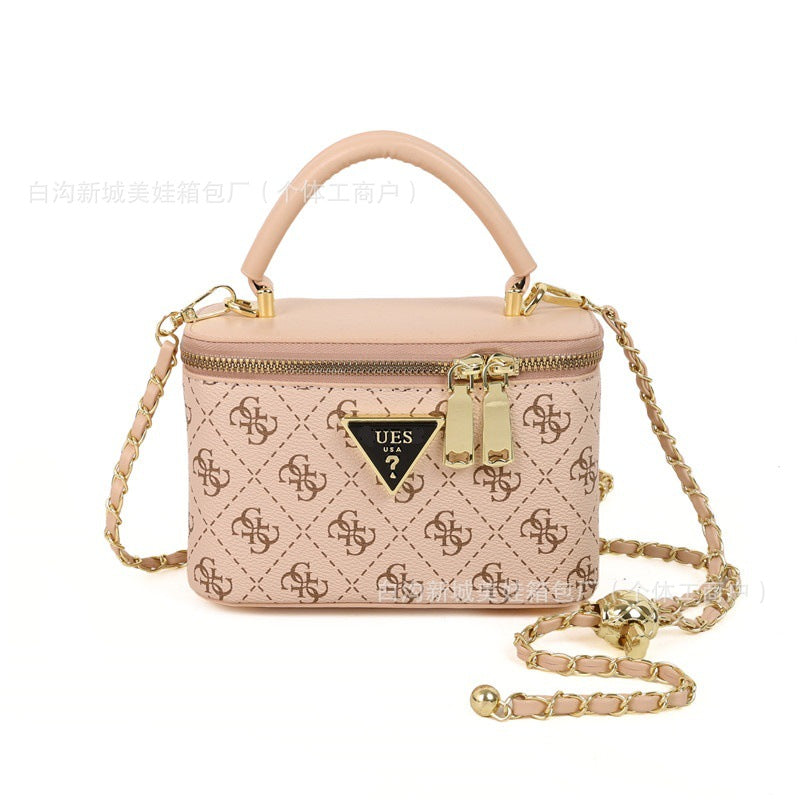 Nuevo monograma transfronterizo, bolsos de hombro sencillo de gran venta, 25 bolsos de cadena modernos y versátiles para mujer