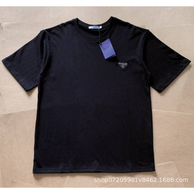 T-shirt Homme Imprimé Triangle | 100% Coton Manches Courtes