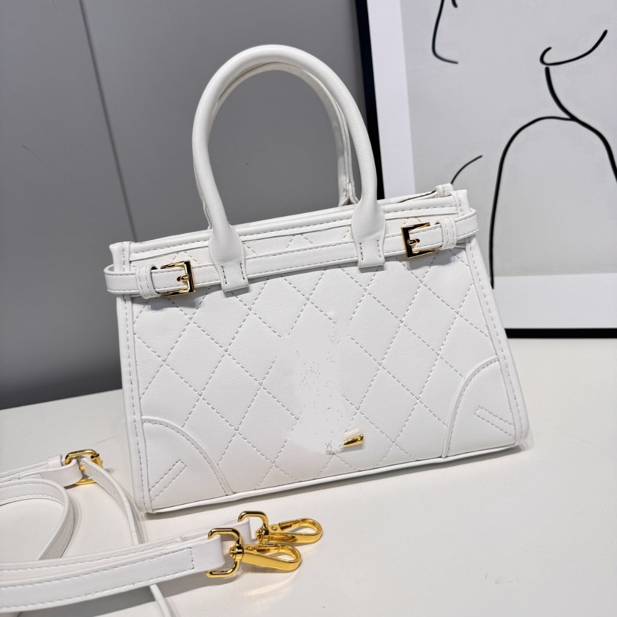 Women's Vintage Crossbody Bag | Quilted Underarm Autumn Fashion Premium | No Box