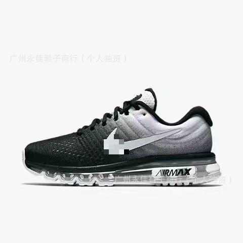 Putian Air Max 2017 zapatillas de correr con cojín de aire de palma con malla transpirable, antideslizante, con cordones deportivos de entrenamiento para correr