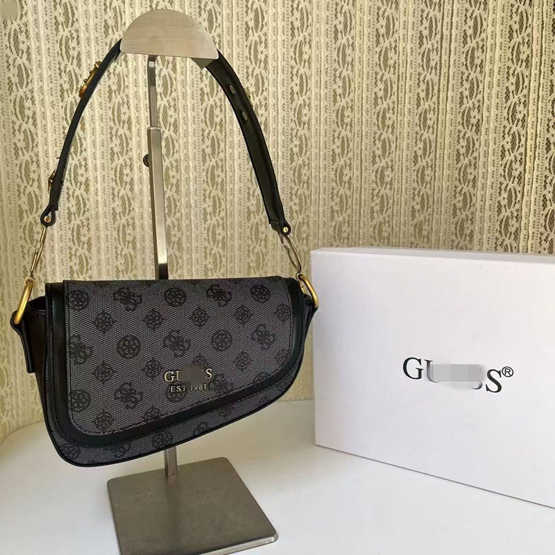 GU Women's Vintage Handbag | Snake Print | No Box