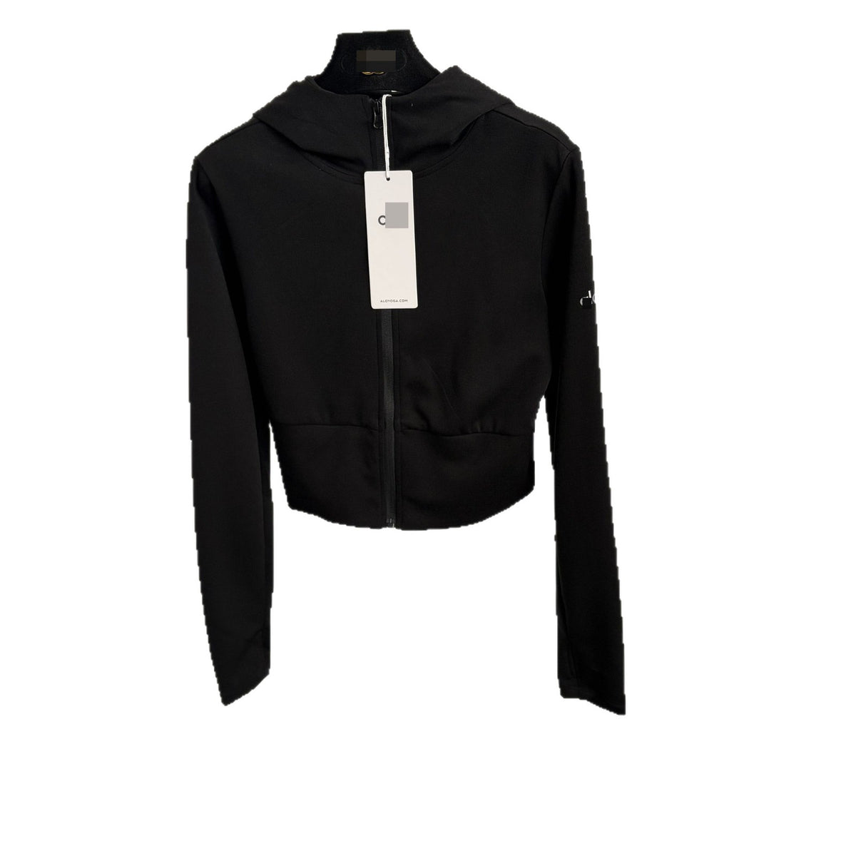 Veste courte à capuche AL | Lettres réfléchissantes