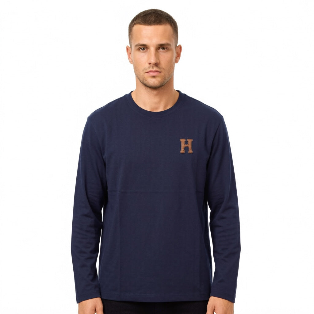Herren-Langarmshirt | Rundhalsausschnitt