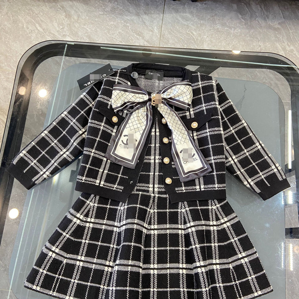 Girls' Knit Set CH | Three Pieces