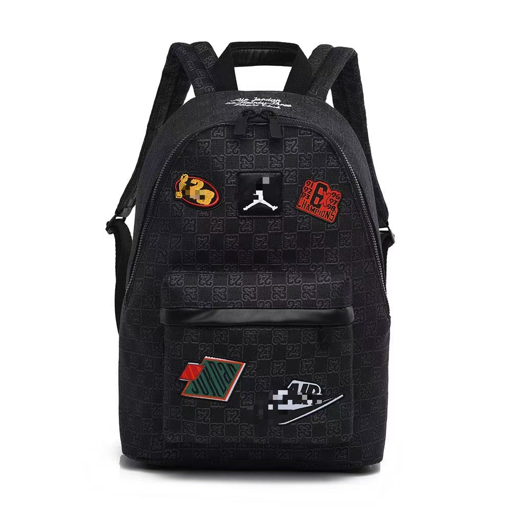 Mochila de letras de cuadros de moda con estampado de tablero de ajedrez, mochila escolar cosida, bolsa de viaje, mochila deportiva de marca de moda a cuadros para hombres y mujeres