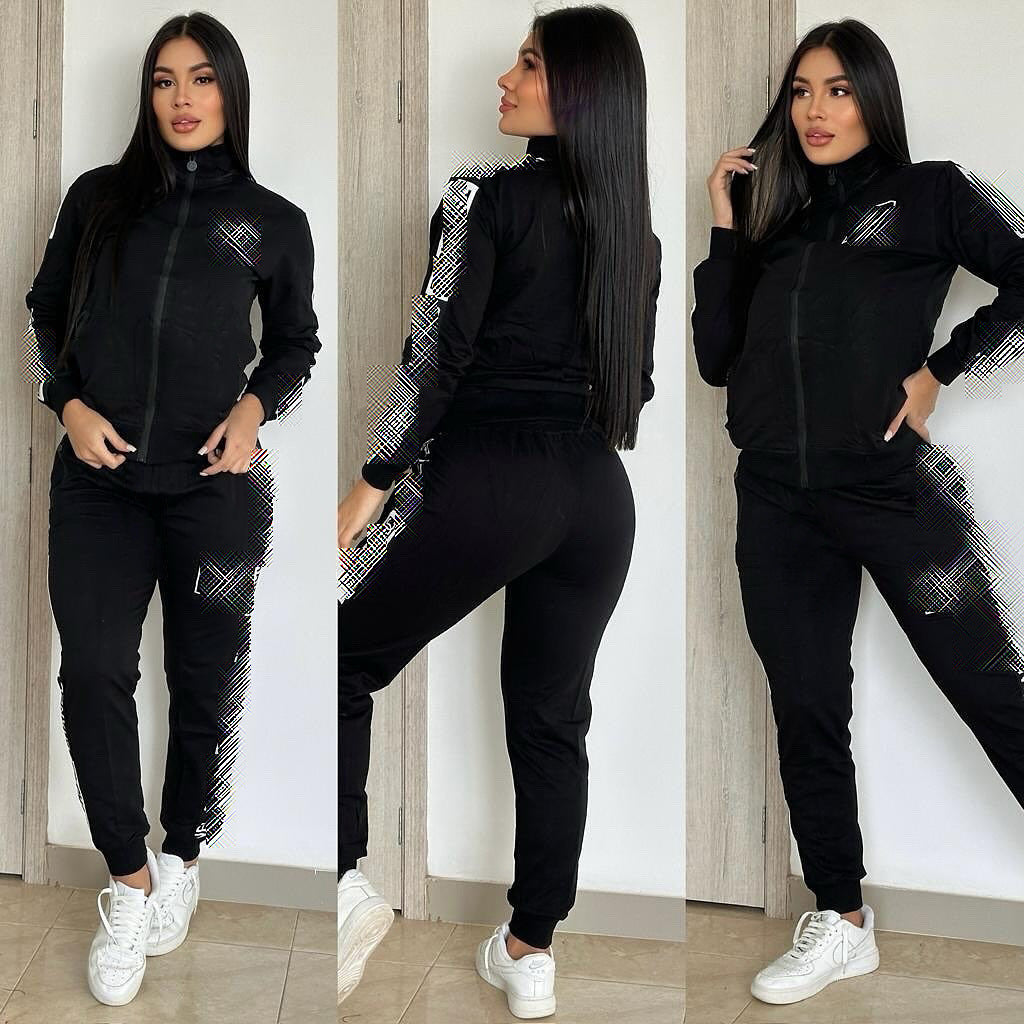 DD0098 set de tejido de terciopelo transfronterizo europeo e americano para mujeres de otoño e invierno con temperamento casual, collage de empalmes de dos piezas