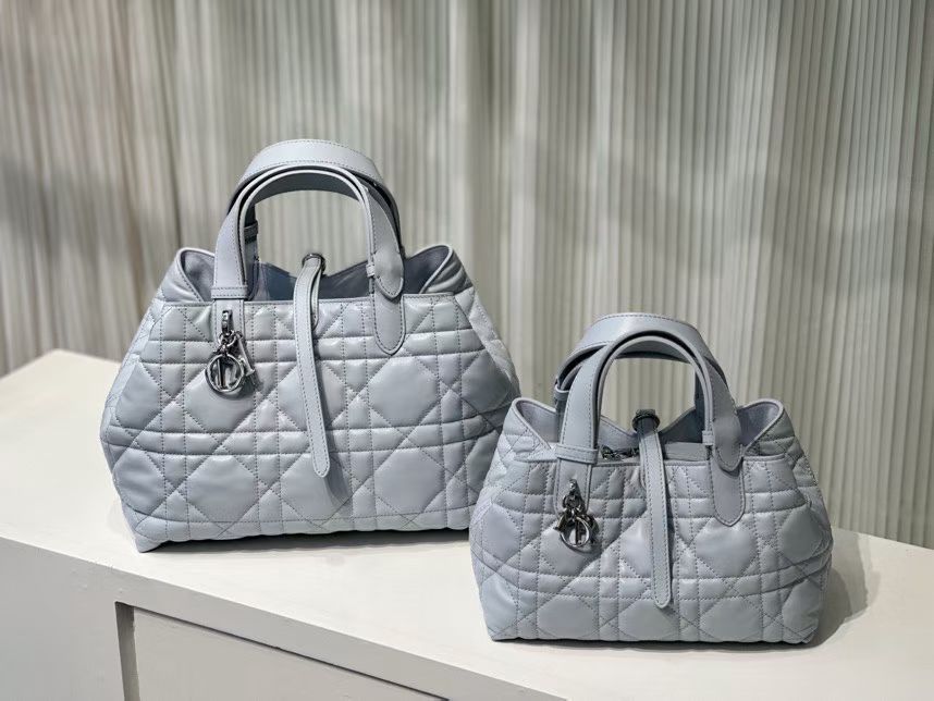 Borsa Trapuntata D | A Mano E a Tracolla | Senza Scatola