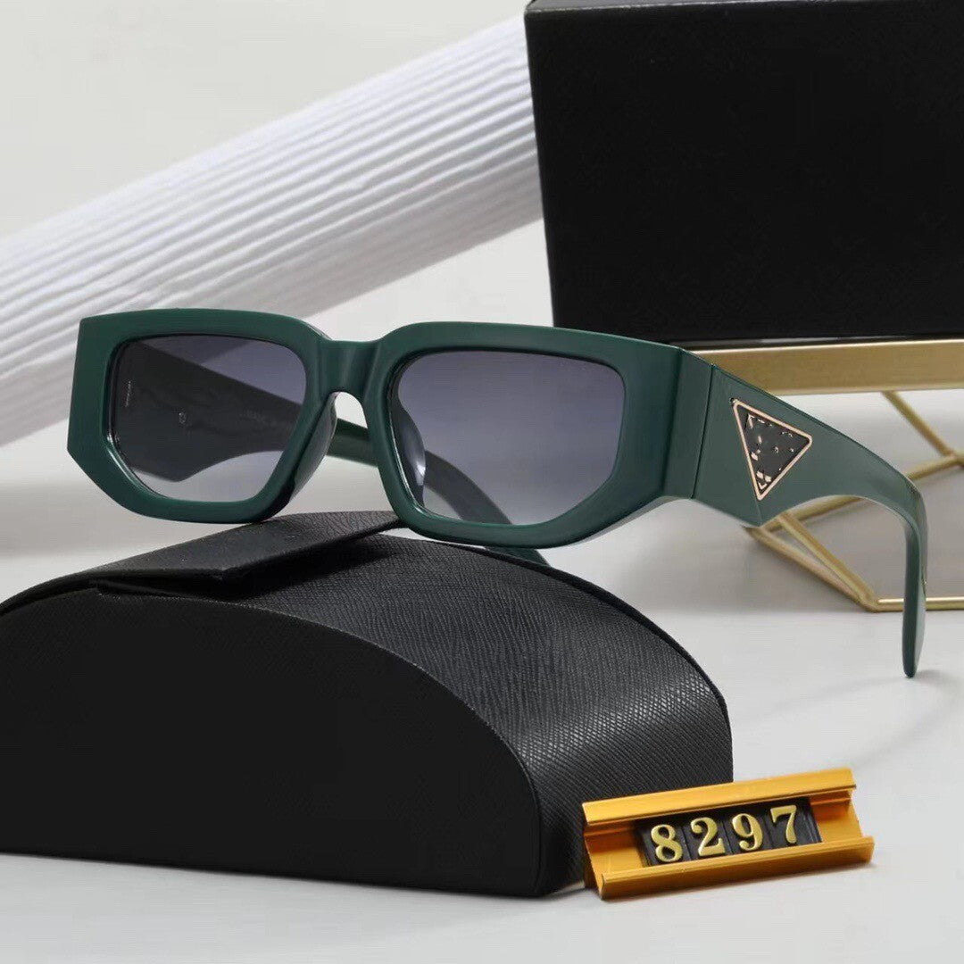Gafas de sol hombre Li Xian tendencia, moda retro adelgazante anti-ultravioleta, versión coreana, gafas de sol de alta gama para mujeres