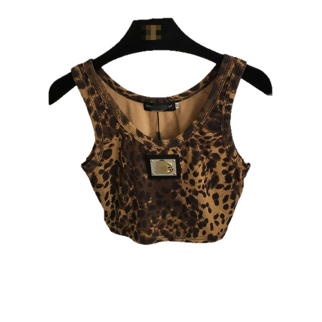 2025 Real Shot verano 2025 Nanyou con nuevo logo metálico de alta gama, decoración con estampado de leopardo