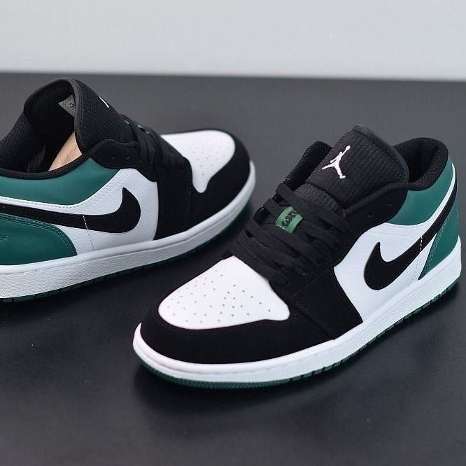 N Unisex Black and White AJ1 Sneakers | With Box