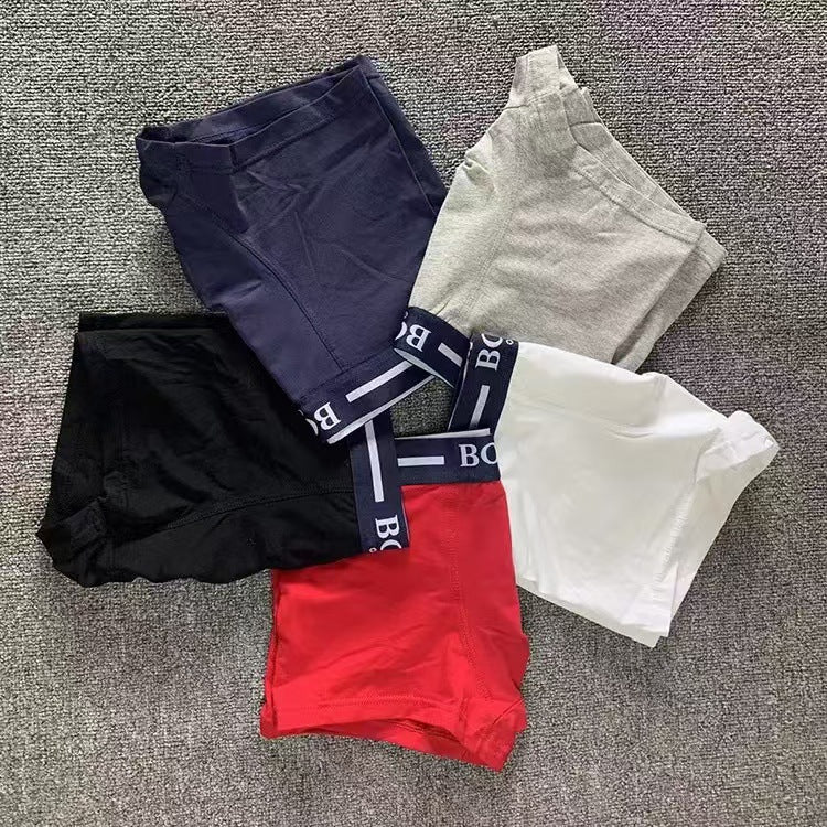 Comercio exterior, moda de marca de moda, ropa interior de algodón para hombres, bóxers