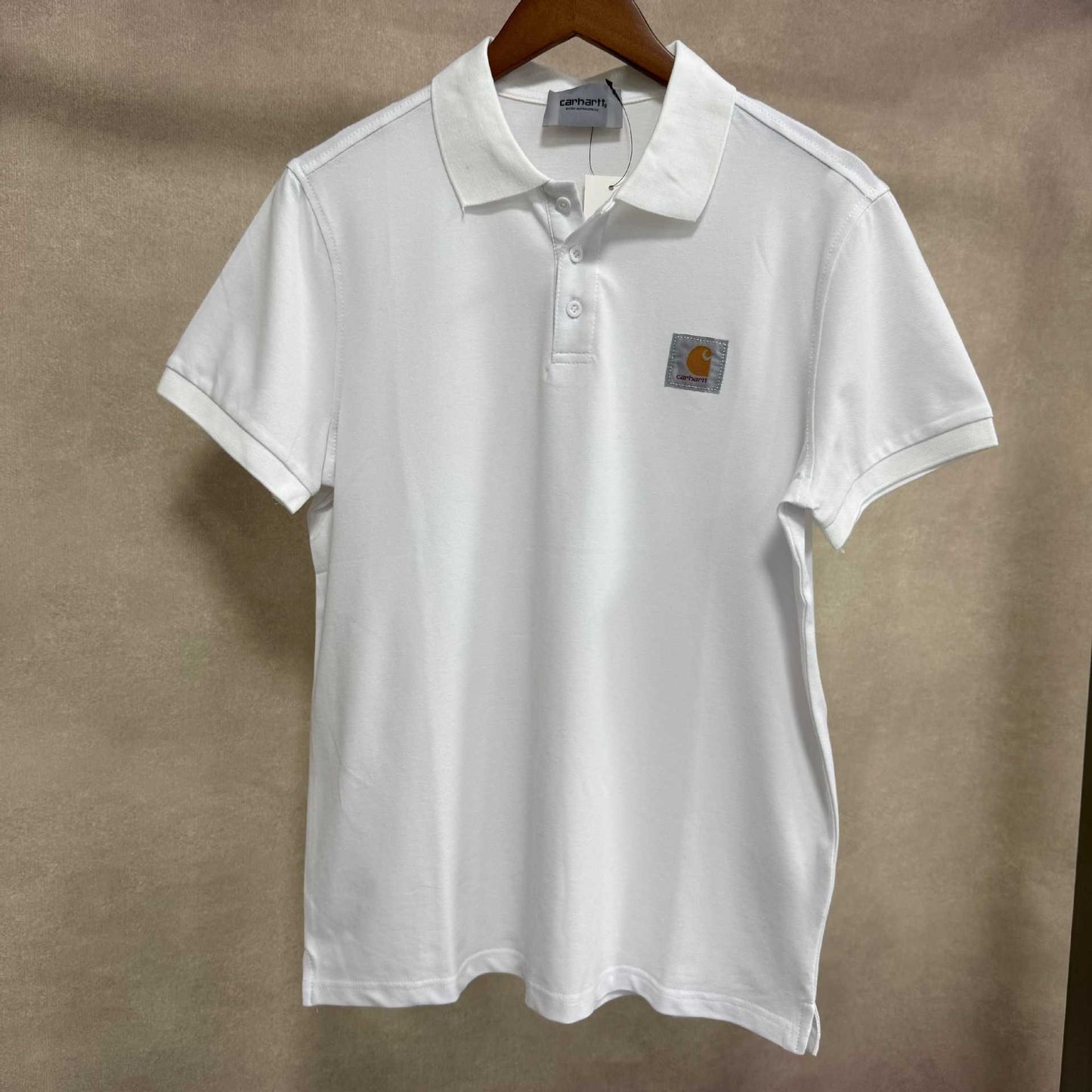 Polo de Solapa Manga Corta con Bolsillo | Hombre