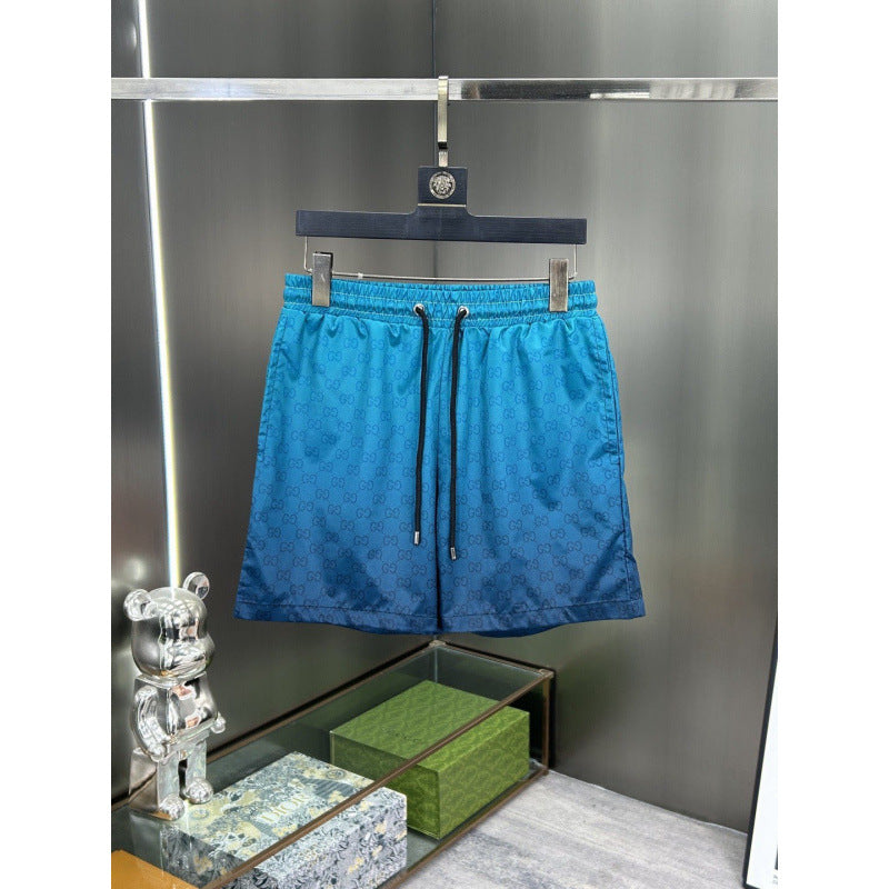 Shorts deportivos casuales casuales de estampado digital para comercio exterior transfronterizo transfronterizo, pantalones deportivos casuales con estampado digital de doble G
