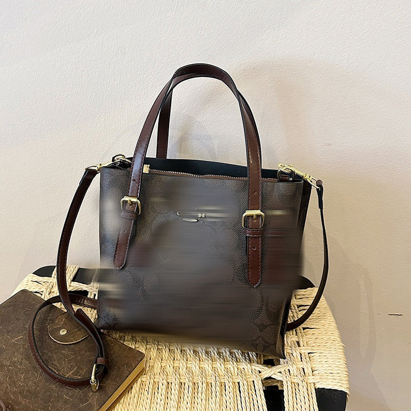 Damen-Tote-Bag Classic Monogram | Umhängetasche mit Kou-Print | Mit Box