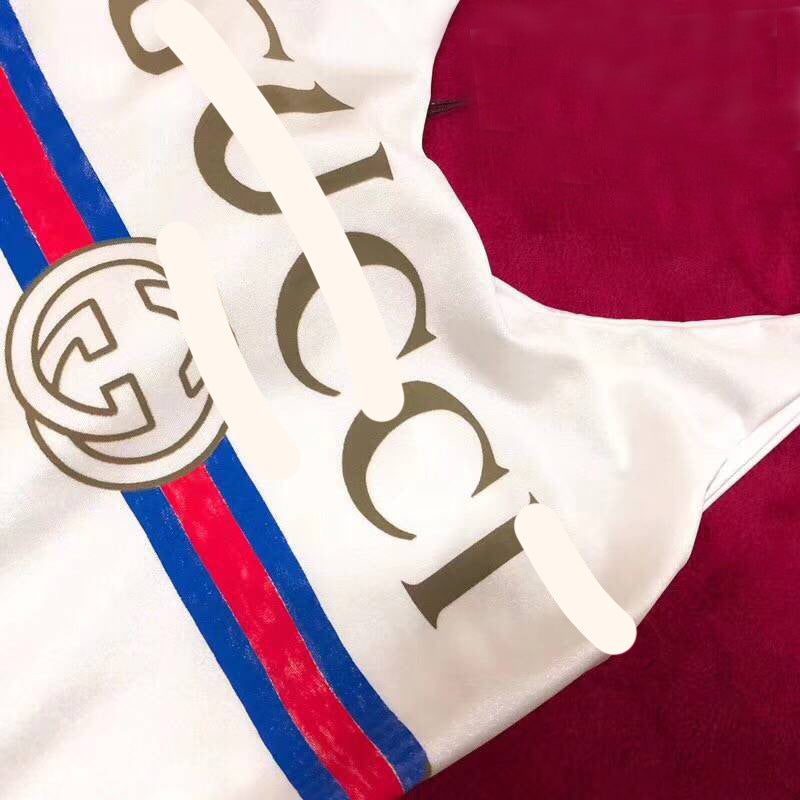 Nuevos bañadores transfronterizos, ropa deportiva sexy de una pieza con tirantes, bañadores con letras para mujer populares en Europa y América