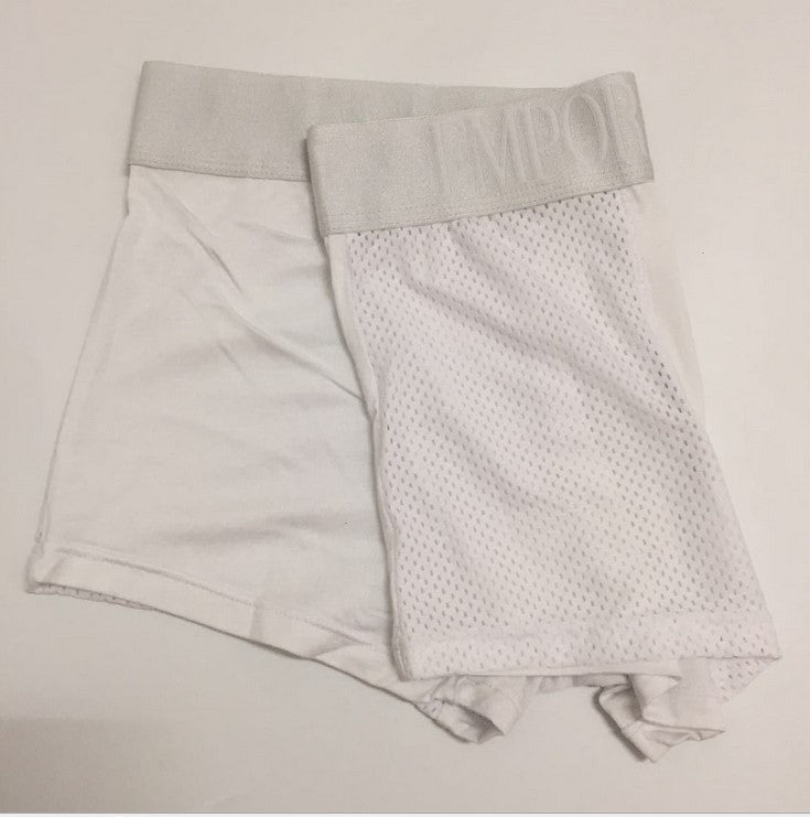 Seda de hielo malla transpirable ropa interior hueca para hombre EA Malla bóxers para hombre Boxer Shorts juveniles Venta directa de fábrica