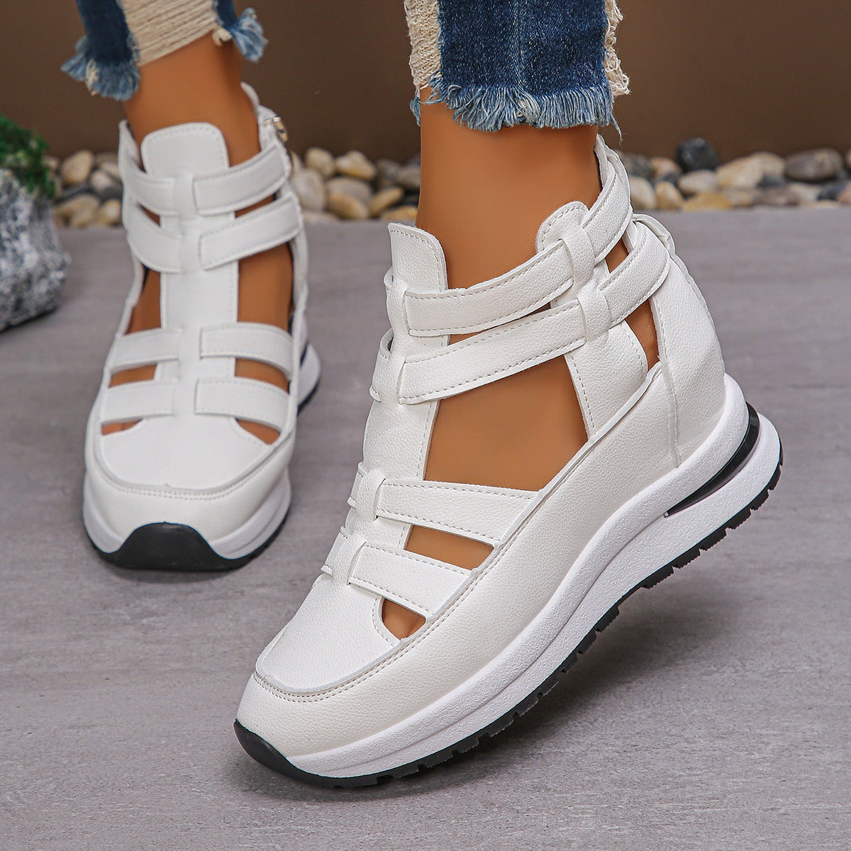 Sandalias Plataforma Punta Cerrada Mujer | Verano