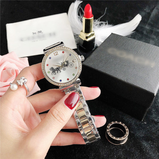 Women's Fashion Quartz Diamond Watch | Premium Colors