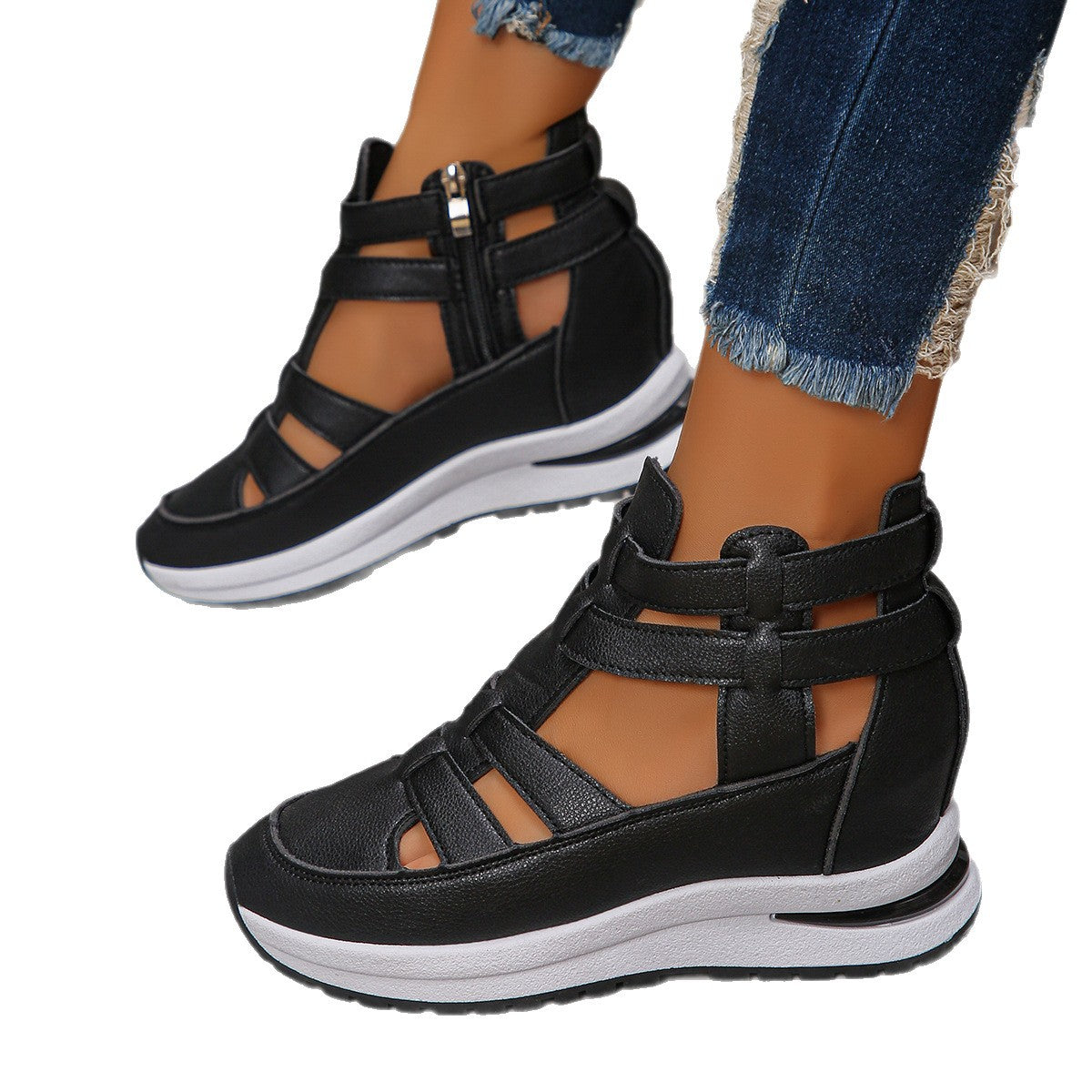 Sandalias Plataforma Punta Cerrada Mujer | Verano