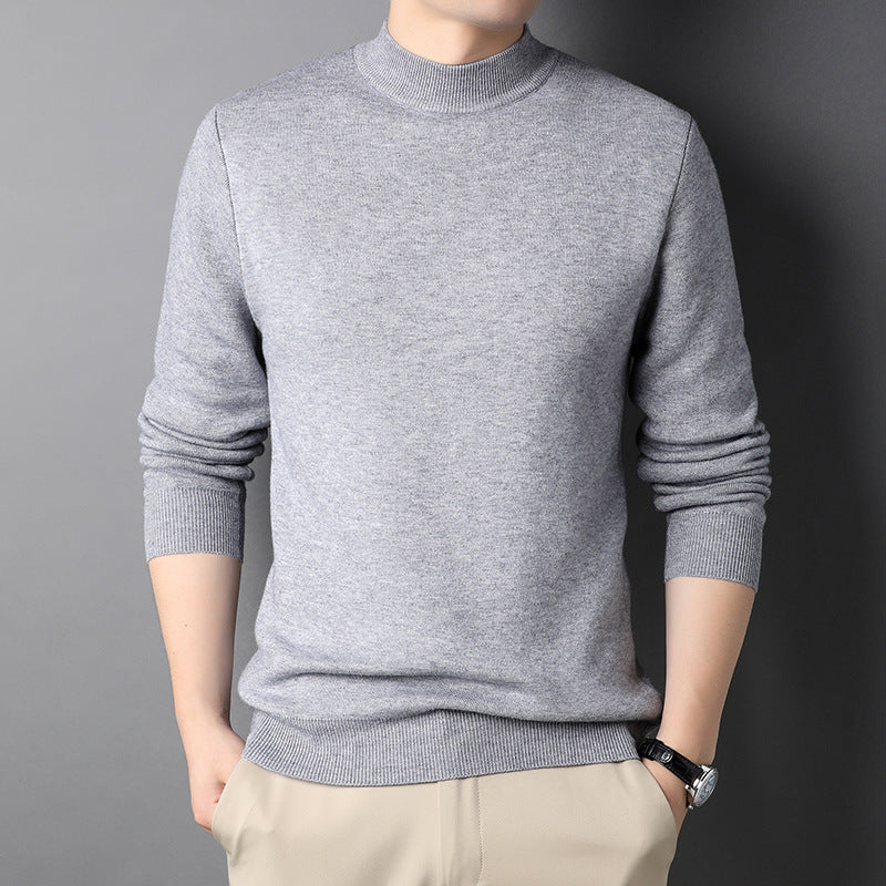 Jersey Cuello Alto Hombre - Suave y Cálido Primavera Otoño