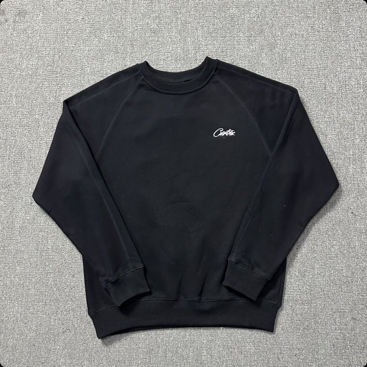 New 2025 cross-border set with embroidered minimalist lettering, high-street fashion loose cardigan, hoodie, and casual pants