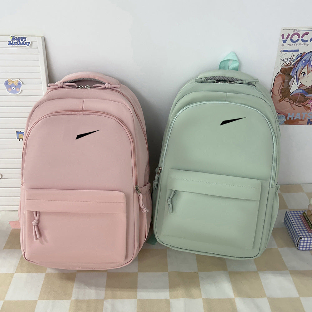 Mochila a la moda, mochila de estudiante universitaria resistente al agua, mochila sencilla para portátil para desplazarse, bolso deportivo casual al por mayor