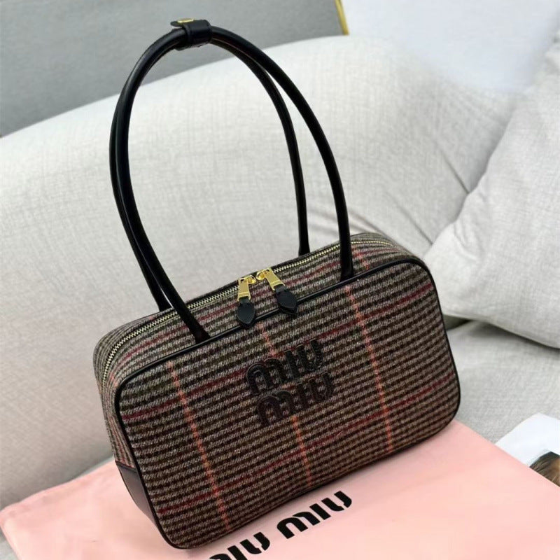 Women's Canvas Bag MM | Long Handle | No Box