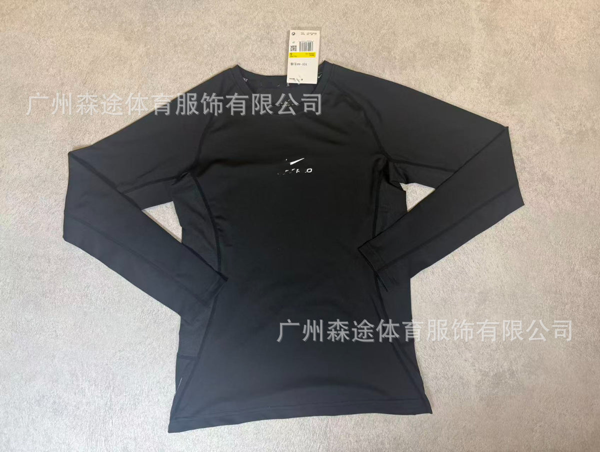 Fitted sports t-shirt, short and long sleeve, breathable, running, fitness, soccer, basketball training base layer, quick-dry, high elasticity