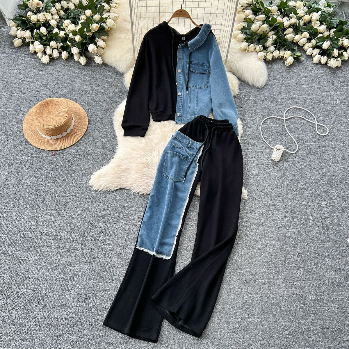 Conjunto Mujer CHN | Capucha Y Vaqueros