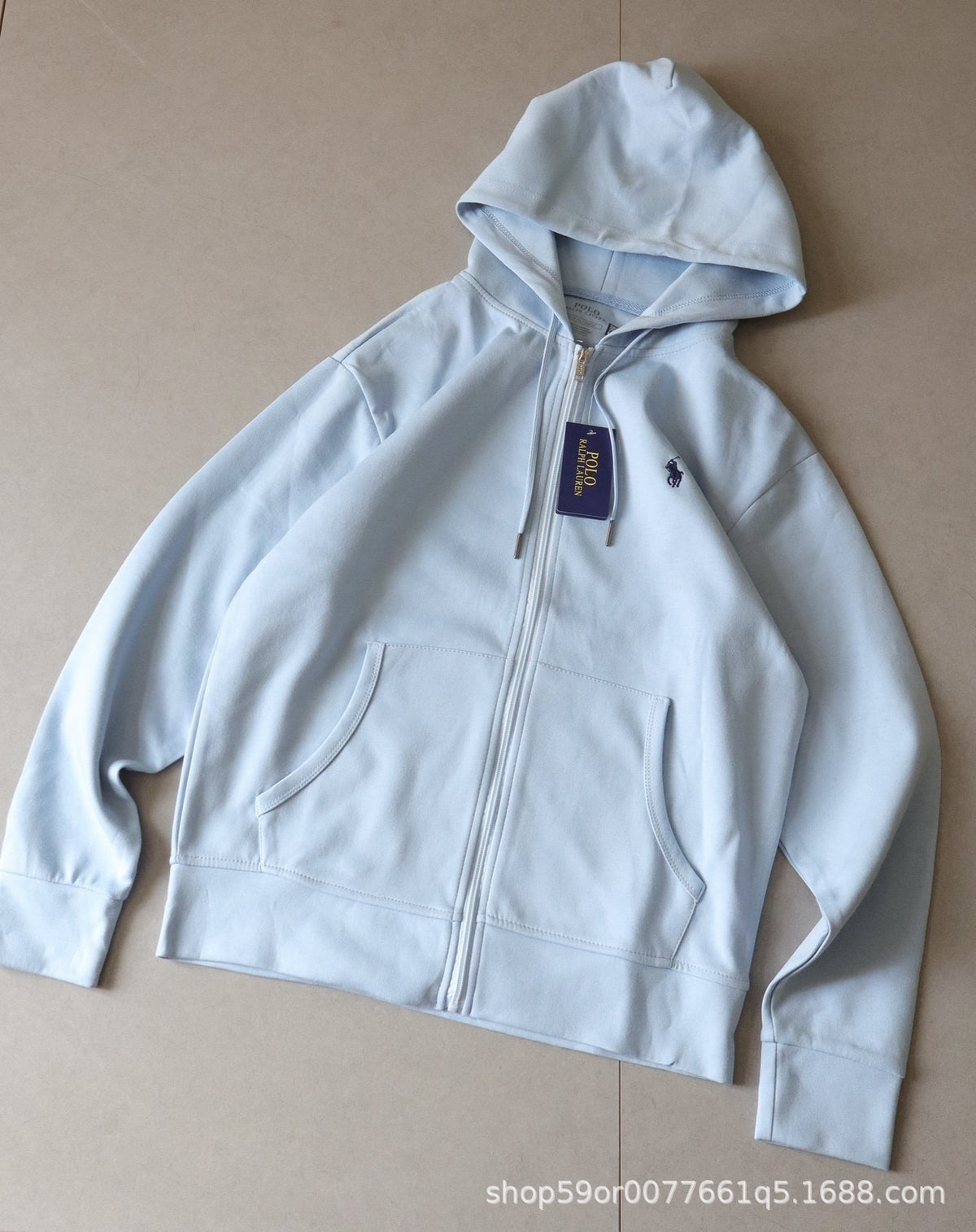 Unisex RL Zip-Up Hoodie | Embroidered RL Logo