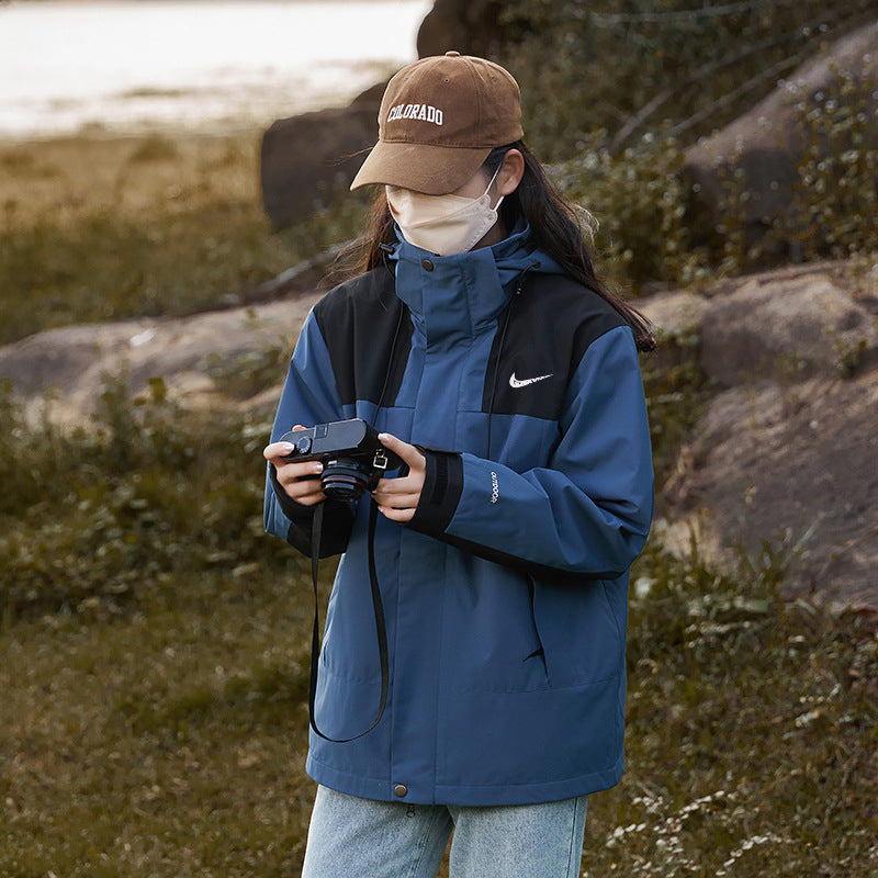 Plaid Mountaineering Windbreaker Jacket | Outdoor Premium