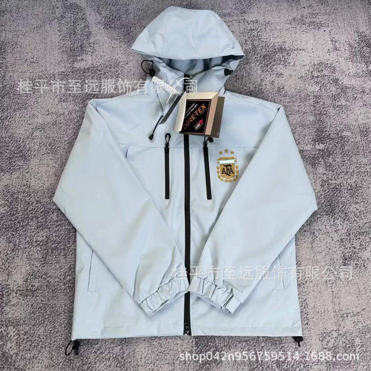 Veste brésilienne, coupe-vent à capuche, veste imperméable coupe-vent, usine d'articles de sport, vêtements d'entraînement de football en gros