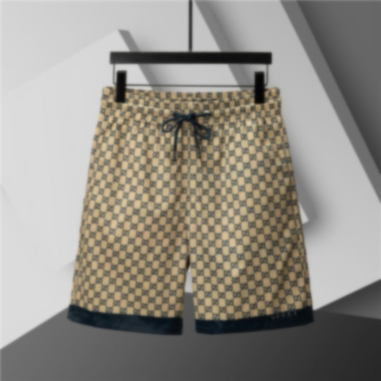 Pantalones Cortos Playa Unisex Letras Secado Rápido | Moda 2025