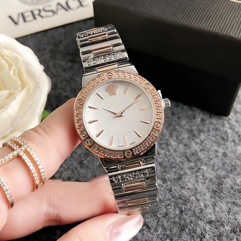 moda y reloj subcarátil personalizado versátil, exquisito reloj de diamantes para mujer, reloj de cuarzo impermeable
