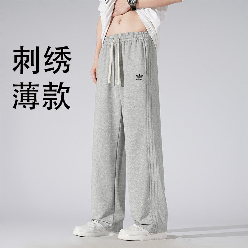 Unisex three-stripe sweatpants | Wide leg summer 2026