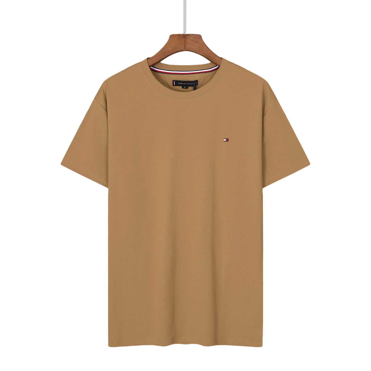T-shirt Tommy a maniche corte ricamata di coppia | Puro cotone