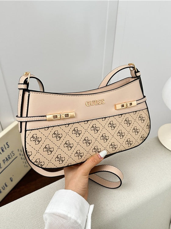 Nuevo bolso transfronterizo de primavera 2026 con flores vintage europeas y americanas, ligero, de lujo y moderno de luna nueva