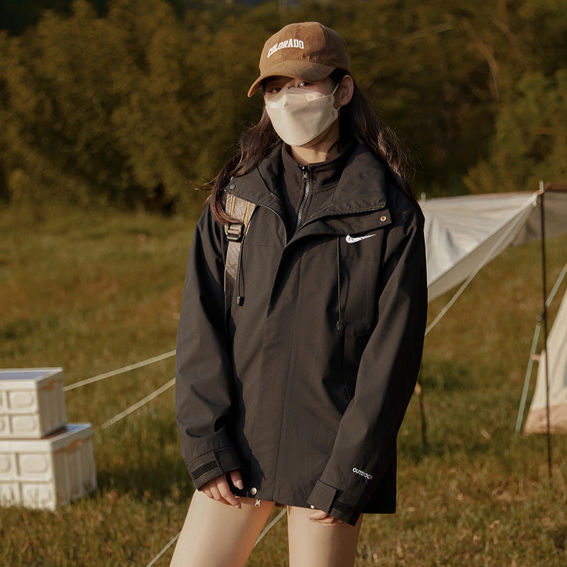 Plaid Mountaineering Windbreaker Jacket | Outdoor Premium